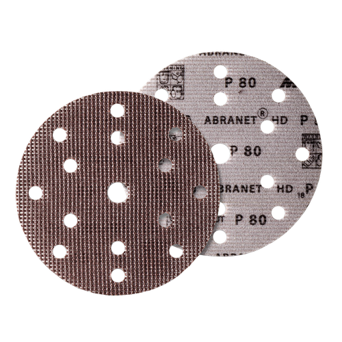 Фото товара "ABRANET HD Шлифовальный круг, сетчатая основа из нейлона, 150 мм, 15 отверстий, Р60"