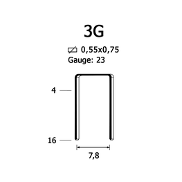 Скоба крепежная 3G/04 мм (480/20)