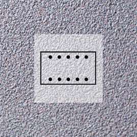 Q.SILVER Шлифовальный лист на липучке, латексная бумага, оксид алюминия, 10 отв., 115х230 мм, Р180
