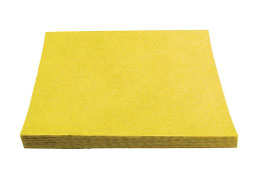 Фото товара "GOLD Шлифовальный лист на липучке, бумажная основа, оксид алюминия, без отв., 70х420 мм, Р400"