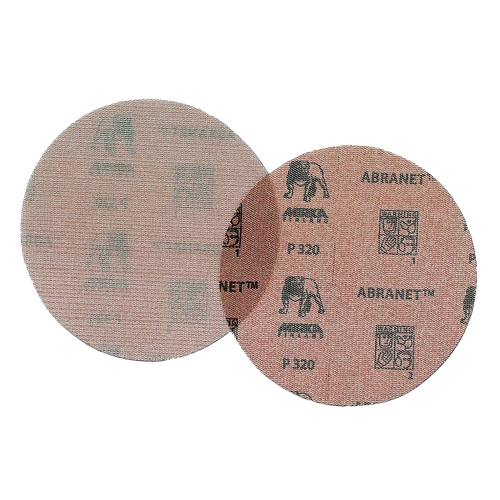Фото товара "ABRANET Шлифовальный круг, сетчатая основа из полиамида, 125 мм, без отверстий, Р180"