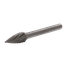 Фото товара "Борфреза форма G сфероконическая с заостренным концом, D=10 мм, d=6 мм, FL=20 мм, L=65 мм, твердосплавная"